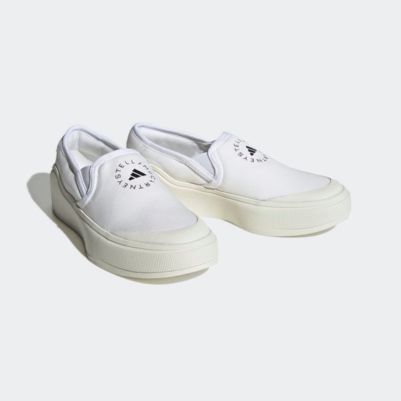 ADIDAS BY STELLA MCCARTNEY COURT SLIP-ON SHOES SIZE 9 NEW - Picture 1 of 9